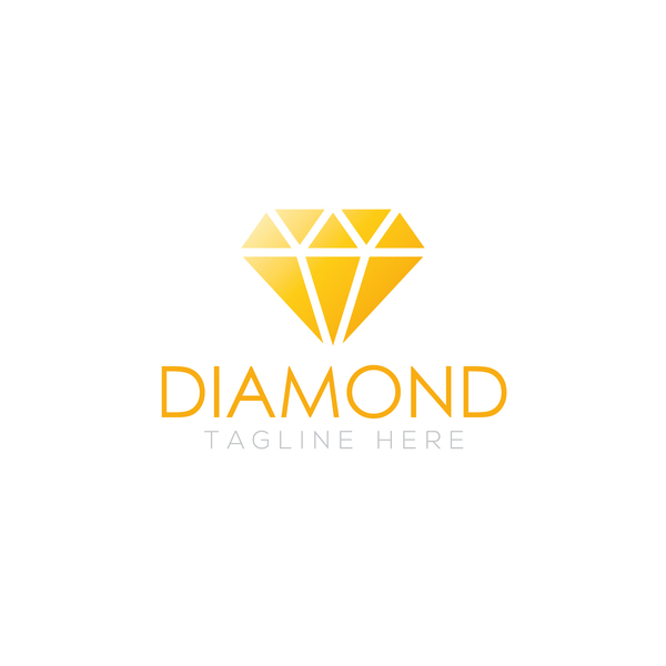 Diamant logo design vector set 04  