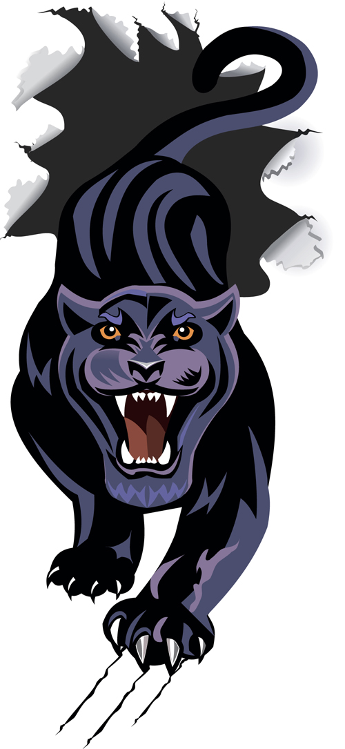 Fierce panther vector material 02  