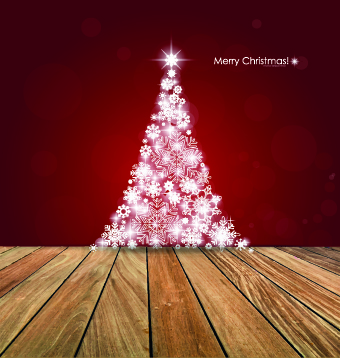 Floor and christmas background vector set 01  