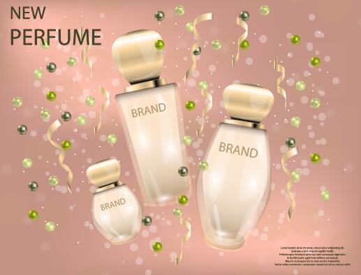New perfume poster template vector 02  