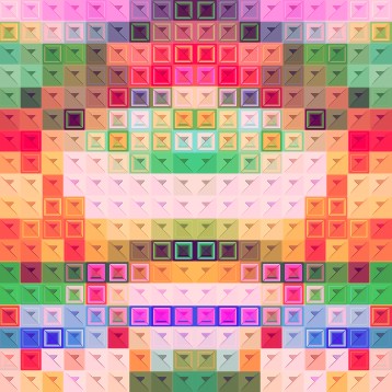 Blurred mosaic colored background art vector 05  