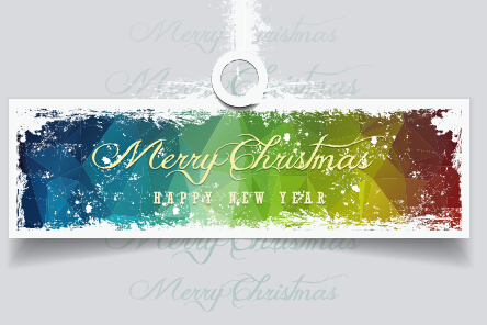 2015 christmas and new year grunge banner 03  