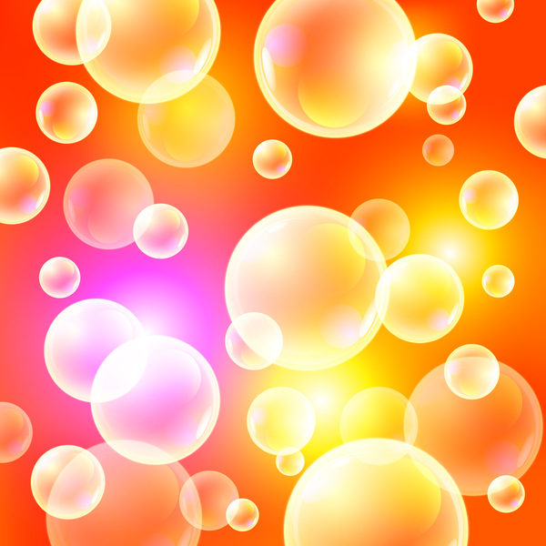 Beautiful bubbles background illustration vector 18  