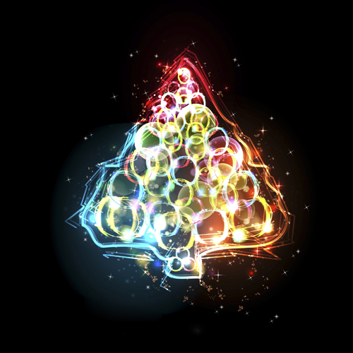 Special Christmas tree design elements vector 05  