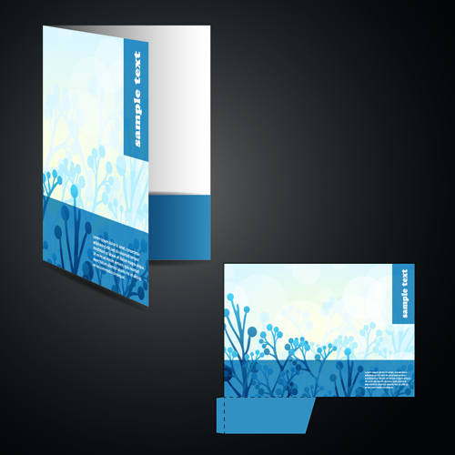 Darkcolor folder and documents design vector 02  