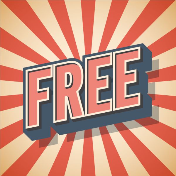 Free comic background vector  