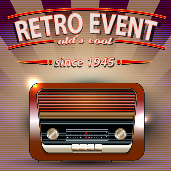 Vector of Retro Party Posters set 02  