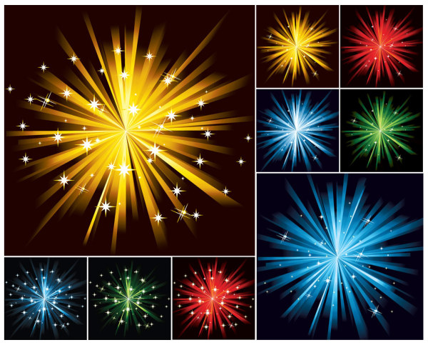 Shiny star backgrounds vector graphic  