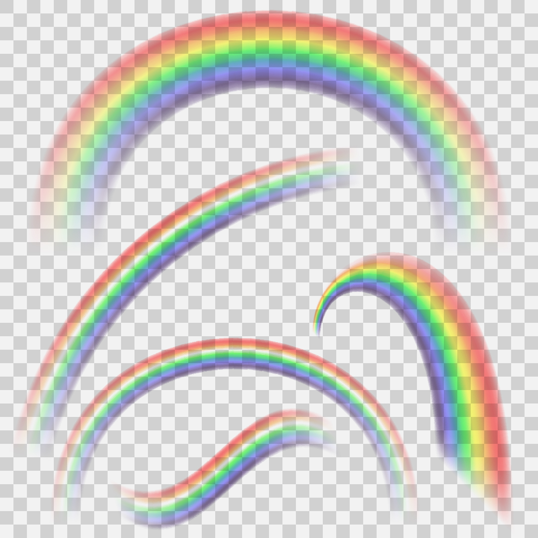 虹イラスト ベクトル 02 を抽象化します。  