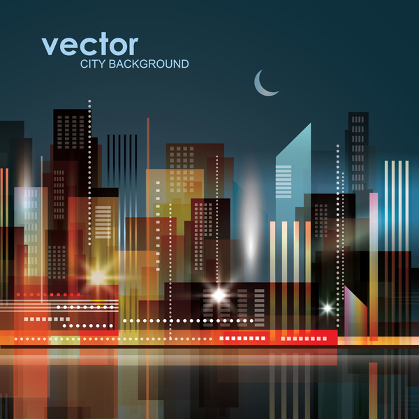 Blurs city background design vectors 02  