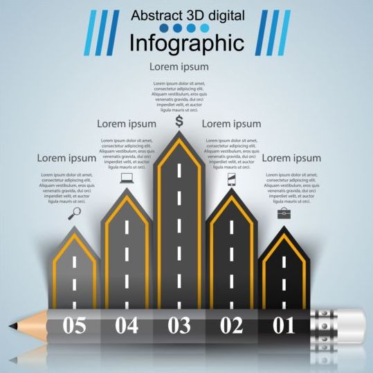 Бизнес-Инфографика креативный дизайн 4510  