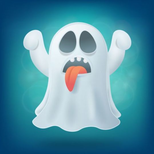 Halloween Ghost ontwerp Vector materiaal 07  