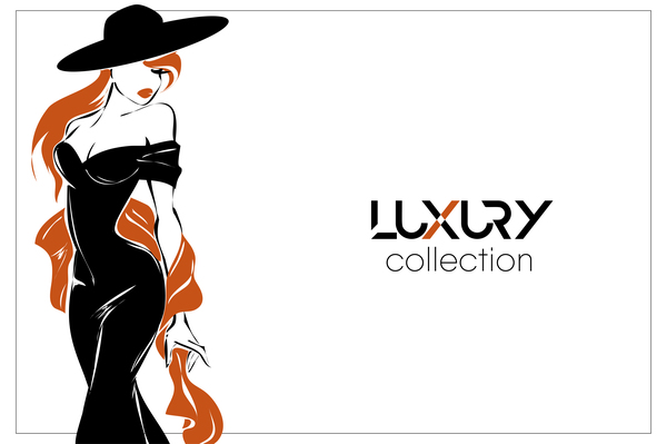 Luxury with beautiful girl background vector 02  
