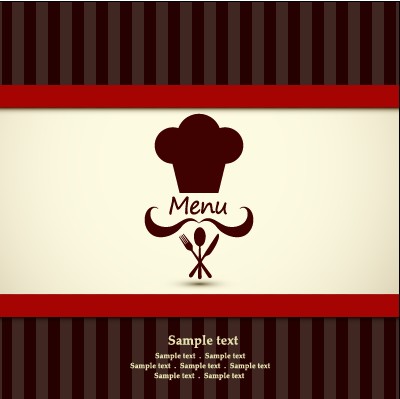 Modern restaurant menu cover design vector 02  