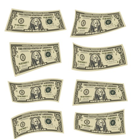 Money design elements creative vector graphics 02  