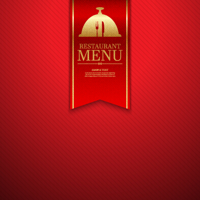 Ornate restaurant menu background art 04  