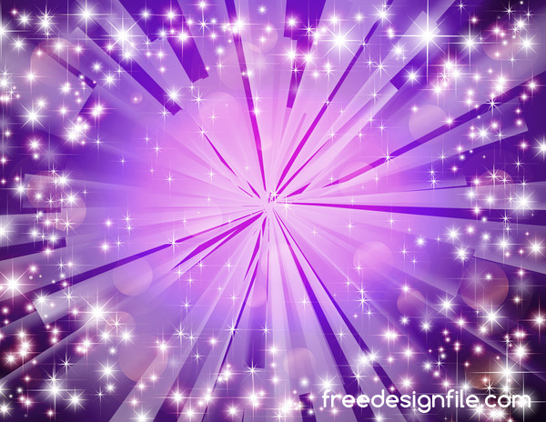 Purple light beam background shiny vector 04  