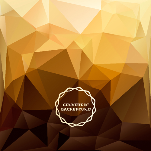 Shiny geometric shapes embossment background vector 03  