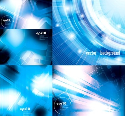 Technology blue background vector  