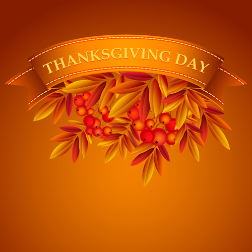 Vector thanksgiving day art background 05  