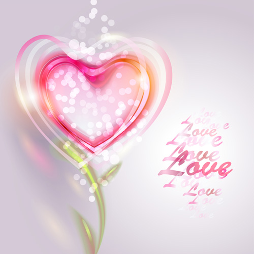 Valentine Day love backgrounds vector 03  