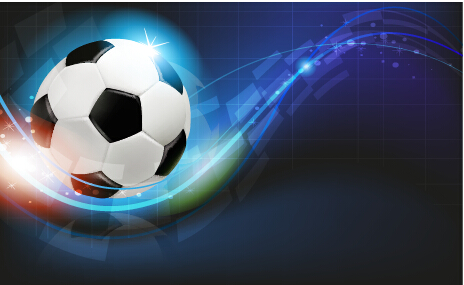 Abstract soccer art background vector 03  