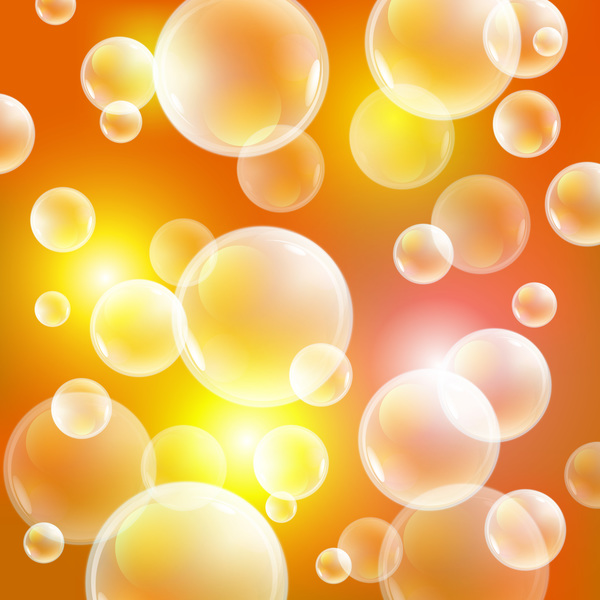 Beautiful bubbles background illustration vector 17  