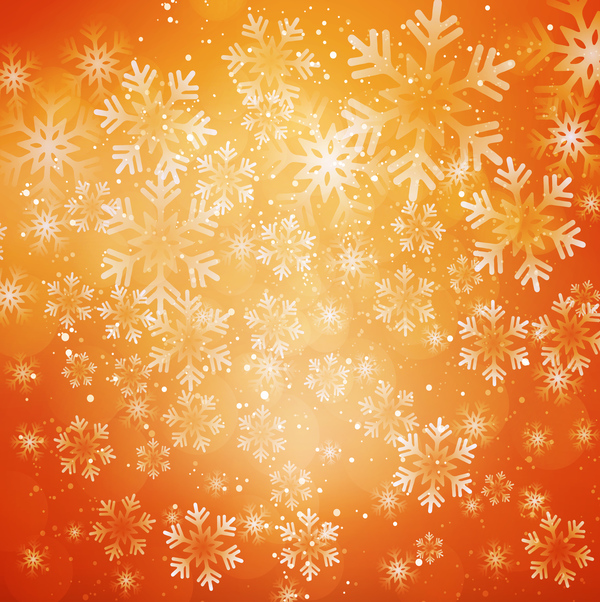 Creative snowflake background vector material 06  