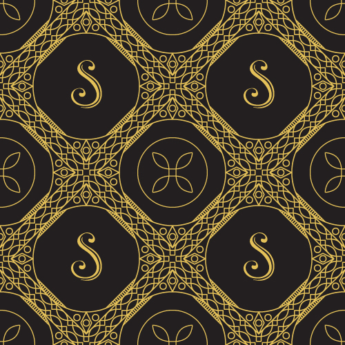 Gold lineart seamless pattern luxury vector 03  
