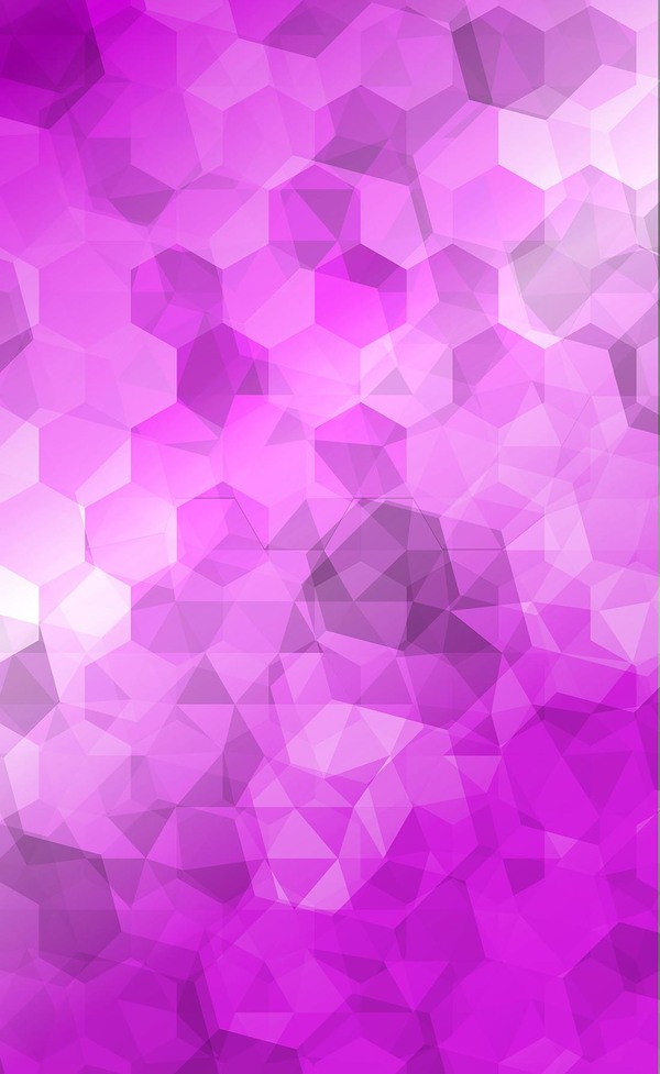 六角形のベクター 01 と紫のグラデーションの背景  