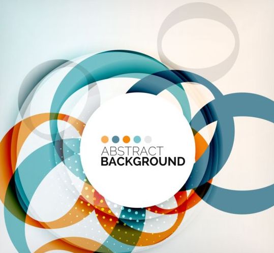 Round shape style abstract background 06  