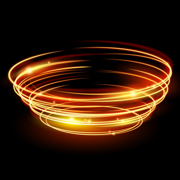 Shining spark ring background vector 01  
