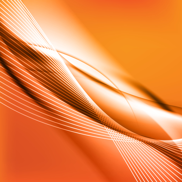 Twist abstrait fond orange vecteur 02  