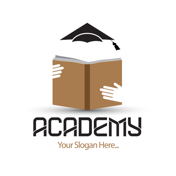 Akademien Logo Design Vektor  
