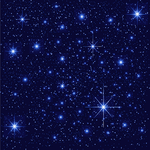 Shiny Sky with Stars design vector background 04  