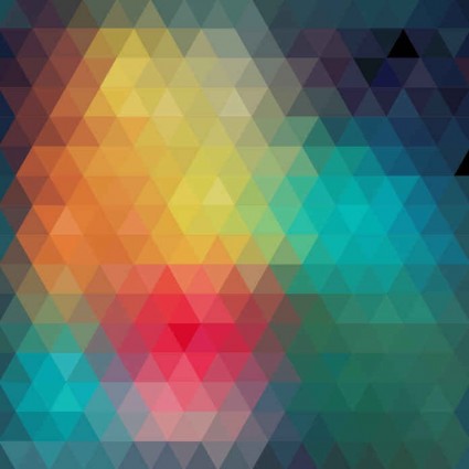Geometric shapes blurs background vector material  