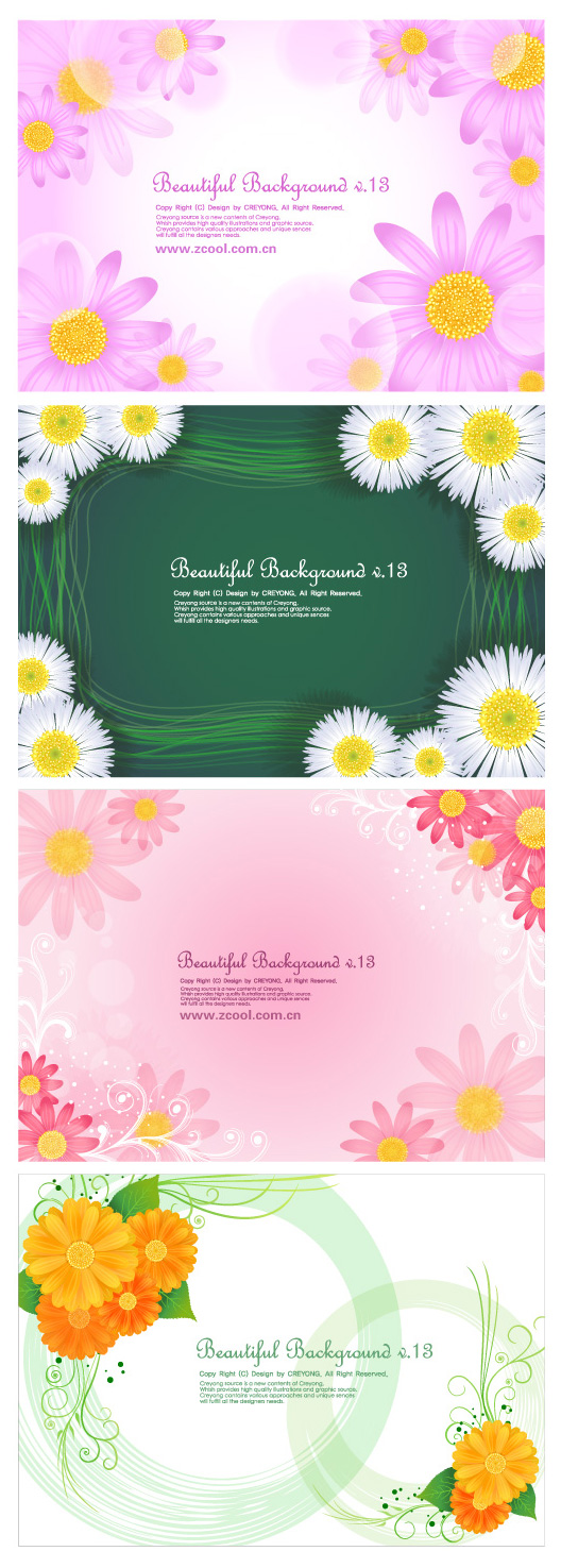 Lovely small chrysanthemum backgrounds  