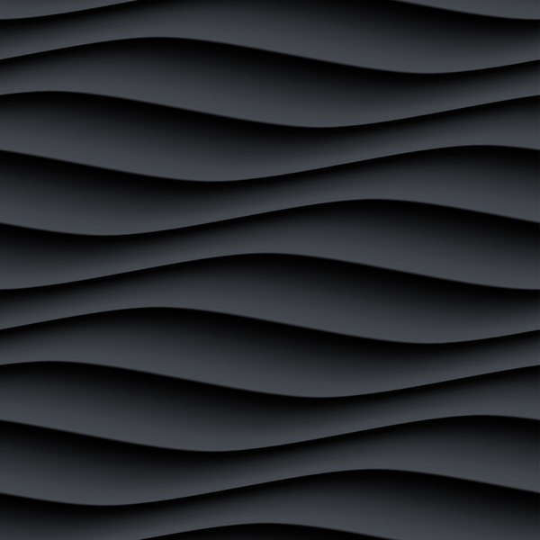 Vecteur seamless texture ondulée noire 12  