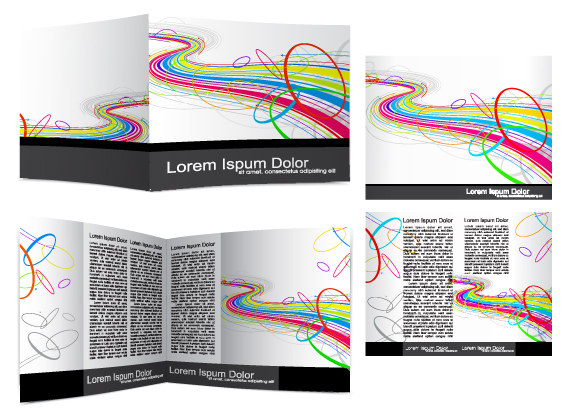 Cover Template flyer and brochure design vector 04  