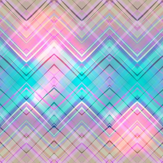 Motif zigzag coloré brillant vecteur 13  