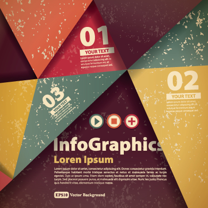 Numbered Infographic design vector 01  