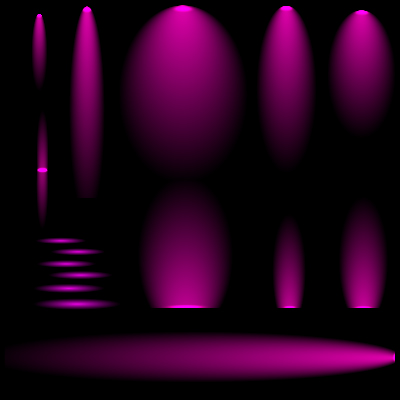 Purple glow different effect vector  