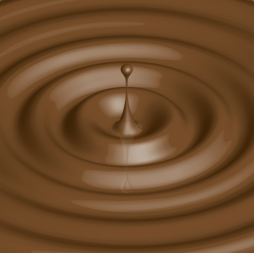 Vector Chocolate drops background 01  