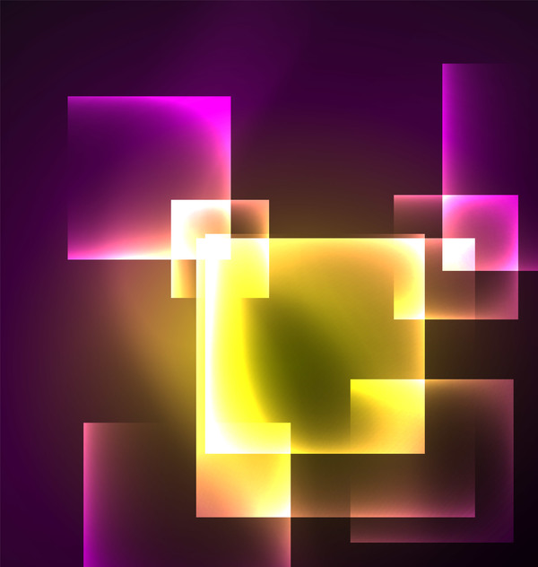 Abstrakter Neonhintergrund mit glänzendem hellem Vektor 07  