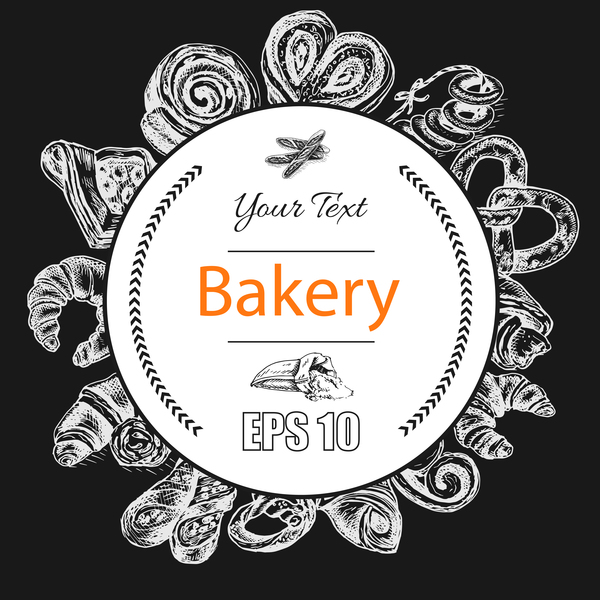 Bakery poster retro styles vector 06  