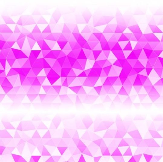 Цветной полигон с размытым фоновым вектором 06  