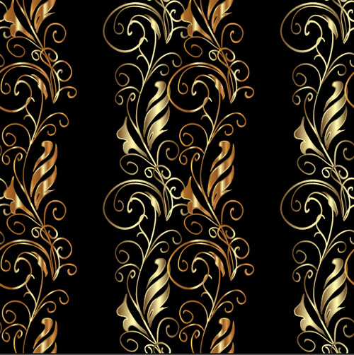 Ornaments borders seamless vector 01  