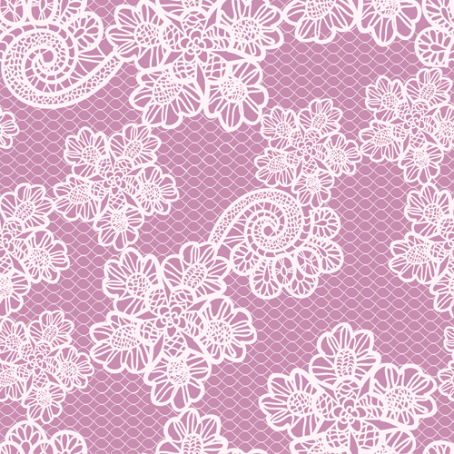 Simple lace art background vector 05  