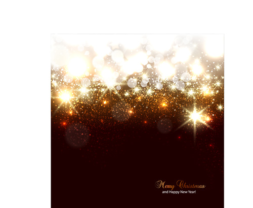 Vector set of Sparkling Christmas backgrounds art 09  