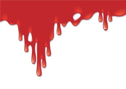 Blood drop background vector  